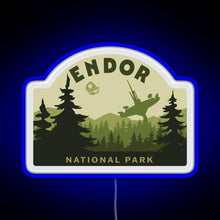 Charger l'image dans la galerie, Endor National Park RGB neon sign blue