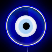 Charger l'image dans la galerie, evil eye RGB neon sign blue