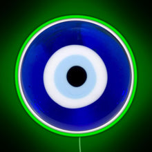 Charger l'image dans la galerie, evil eye RGB neon sign green