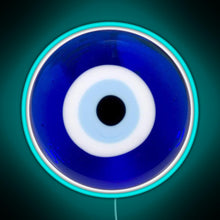 Charger l'image dans la galerie, evil eye RGB neon sign lightblue
