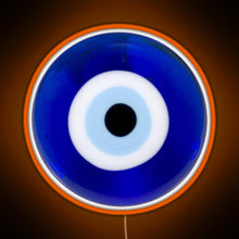 Charger l'image dans la galerie, evil eye RGB neon sign orange
