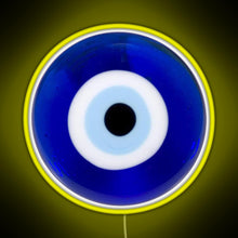 Charger l'image dans la galerie, evil eye RGB neon sign yellow
