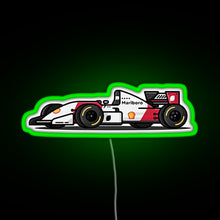 Charger l'image dans la galerie, F1 car RGB neon sign green