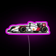Charger l'image dans la galerie, F1 car RGB neon sign  pink