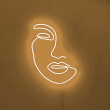 Charger l'image dans la galerie, neon sign girl face