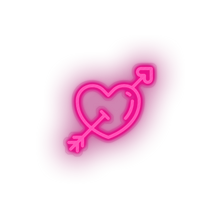 Charger l'image dans la galerie, pink fall_in_love led arrow fall in love heart love relationship romance valentine day neon factory
