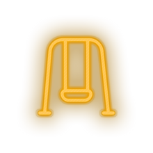 Charger l'image dans la galerie, warm_white family children playground outdoors child swing kid baby led neon factory