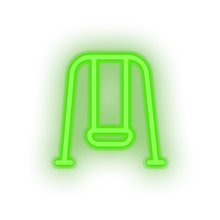 Charger l'image dans la galerie, green family children playground outdoors child swing kid baby led neon factory