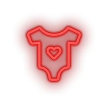 Charger l'image dans la galerie, red family kid body children baby care onsie clothing child clothes led neon factory