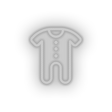 Charger l'image dans la galerie, white family onesie child children care clothing kid clothes baby led neon factory