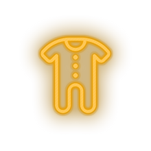 Charger l'image dans la galerie, warm_white family onesie child children care clothing kid clothes baby led neon factory