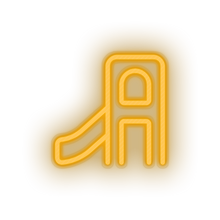 Charger l'image dans la galerie, warm_white family play children playground outdoors child structure kid slide baby led neon factory