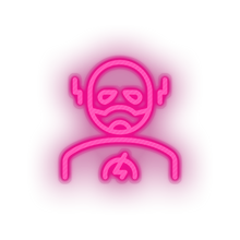 Charger l'image dans la galerie, pink famous character black lightning led neon factory