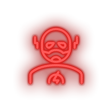 Charger l'image dans la galerie, red famous character black lightning led neon factory