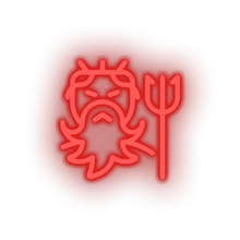 Charger l'image dans la galerie, red famous character poseidon led neon factory