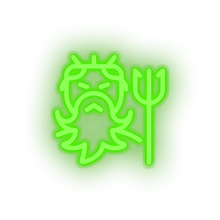 Charger l'image dans la galerie, green famous character poseidon led neon factory