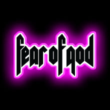 Charger l'image dans la galerie, fear of god wall sign
