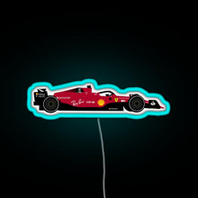 Charger l'image dans la galerie, Ferrari 2022 RGB neon sign lightblue