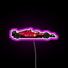 Charger l'image dans la galerie, Ferrari 2022 RGB neon sign  pink