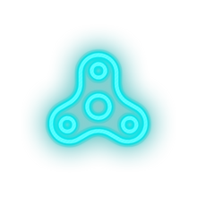 Charger l'image dans la galerie, ice_blue fidget spinner toys children family toy child kid baby play led neon factory