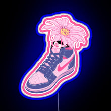 Charger l'image dans la galerie, Flower Shoe RGB neon sign blue