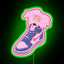 Charger l'image dans la galerie, Flower Shoe RGB neon sign green
