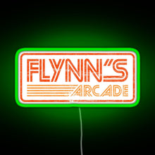 Charger l'image dans la galerie, Flynn s Arcade 80s Retro RGB neon sign green