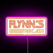 Charger l'image dans la galerie, Flynn s Arcade 80s Retro RGB neon sign  pink