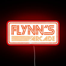 Charger l'image dans la galerie, Flynn s Arcade 80s Retro RGB neon sign red