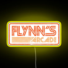 Charger l'image dans la galerie, Flynn s Arcade 80s Retro RGB neon sign yellow