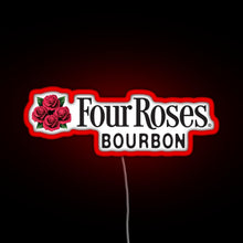 Charger l'image dans la galerie, Four Roses Bourbon RGB neon sign red