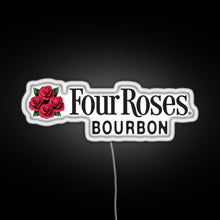 Charger l'image dans la galerie, Four Roses Bourbon RGB neon sign white