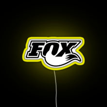 Charger l'image dans la galerie, FOX MTB RGB neon sign yellow