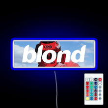 Charger l'image dans la galerie, Frank Ocean Blond Helmet Box Logo RGB neon sign remote