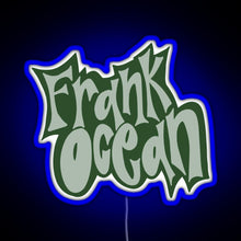 Charger l'image dans la galerie, frank ocean RGB neon sign blue