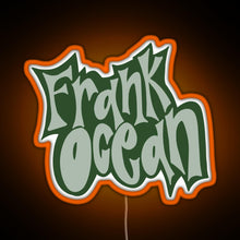 Charger l'image dans la galerie, frank ocean RGB neon sign orange