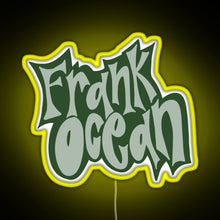 Charger l'image dans la galerie, frank ocean RGB neon sign yellow