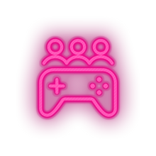 Charger l'image dans la galerie, pink game party video team controller led neon factory