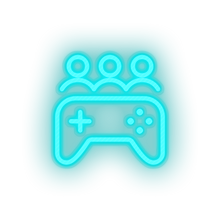 Charger l'image dans la galerie, ice_blue game party video team controller led neon factory