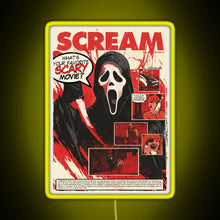 Charger l'image dans la galerie, Ghost Face RGB neon sign yellow