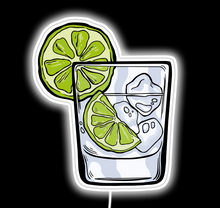 Charger l'image dans la galerie, Glass with ice and lemon neon led