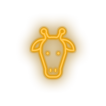 Charger l'image dans la galerie, warm_white giraffe led animal cartoon fauna giraffe head herbivore zoo neon factory