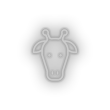 Charger l'image dans la galerie, white giraffe led animal cartoon fauna giraffe head herbivore zoo neon factory