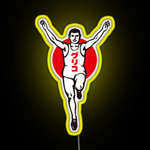 Charger l'image dans la galerie, Glico Running Man RGB neon sign yellow
