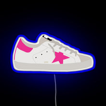 Charger l'image dans la galerie, Golden Goose Sneaker RGB neon sign blue