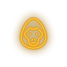Charger l'image dans la galerie, warm_white gorilla led animal cartoon fauna gorilla herbivore monkey zoo neon factory