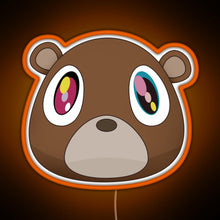 Charger l'image dans la galerie, graduation bear RGB neon sign orange