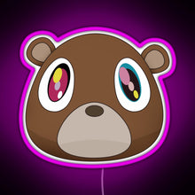 Charger l'image dans la galerie, graduation bear RGB neon sign  pink