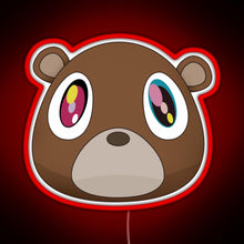 Charger l'image dans la galerie, graduation bear RGB neon sign red