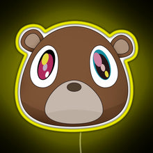 Charger l'image dans la galerie, graduation bear RGB neon sign yellow